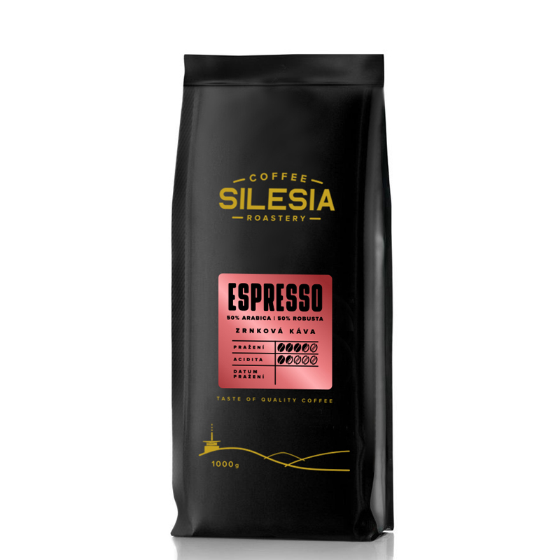 ESPRESSO 50% Arabica 50% Robusta - Varianta: Zrnková káva, Velikost balení: 500 g