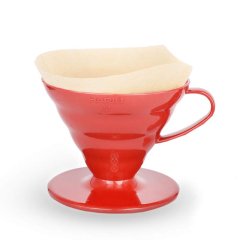 Dripper Hario V60-02 plastový červený