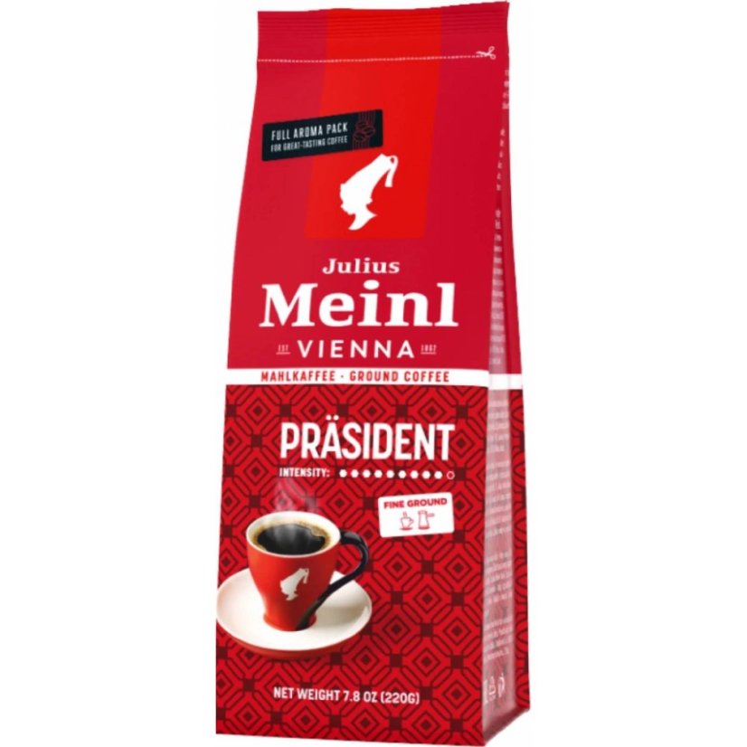 Julius Meinl Präsident 220 g jemně mletá káva