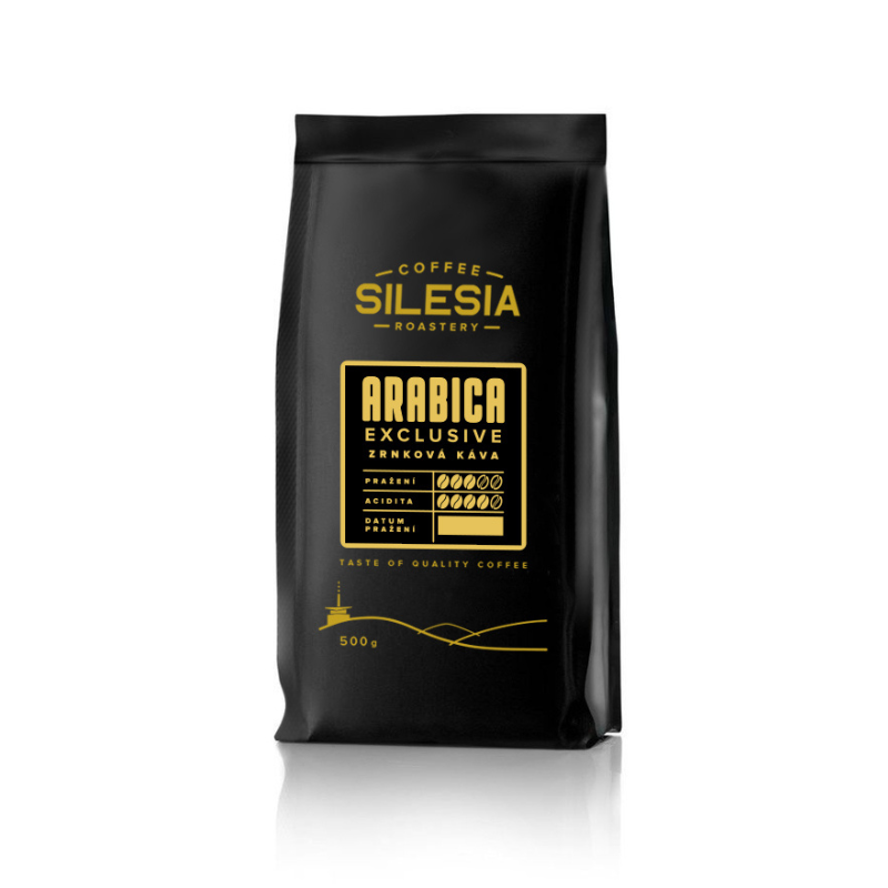 ARABICA 100% exclusive - Varianta: Zrnková káva, Veľkosť balenia: 48 x 1 kg