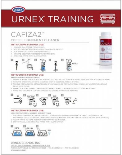 Urnex Cafiza 2 čisticí prášek 900 g