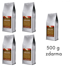 4x EXTRA CREMA 1 kg zrno  + 500 g zdarma