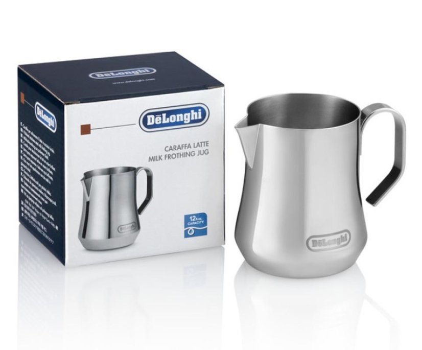 Konvička na šlehání mléka DeLonghi 500 ml nerez