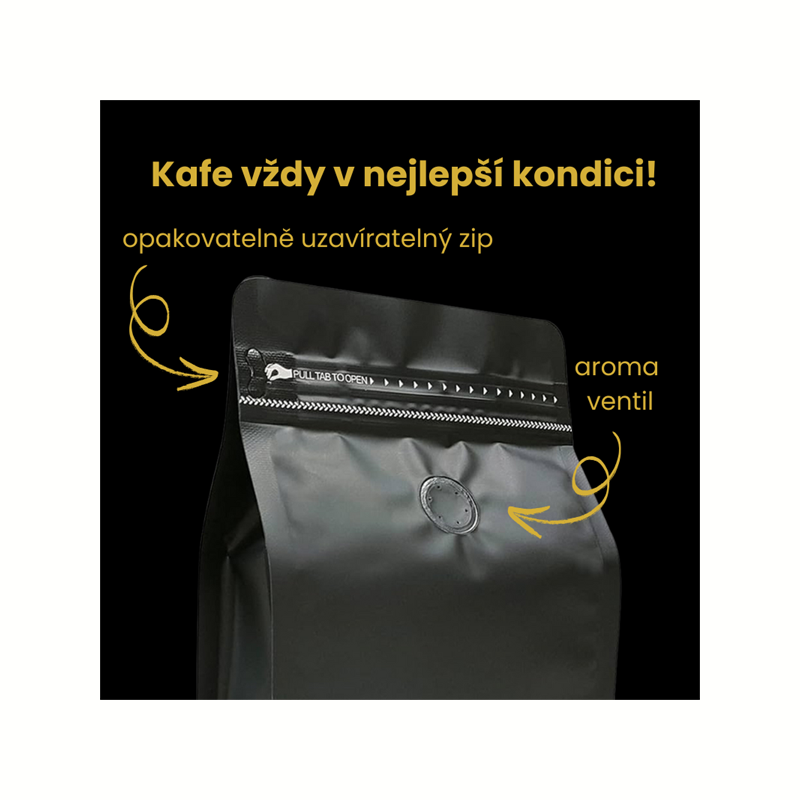 ARABICA 100% - Velikost balení: 1000 g, Varianta: Zrnková káva