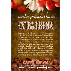 EXTRA CREMA 250g 80% Ar. 20% Rob. jemně mletá na tureckou kávu
