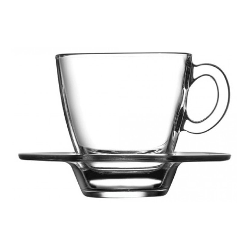 Šálek Aqua cappuccino sklo