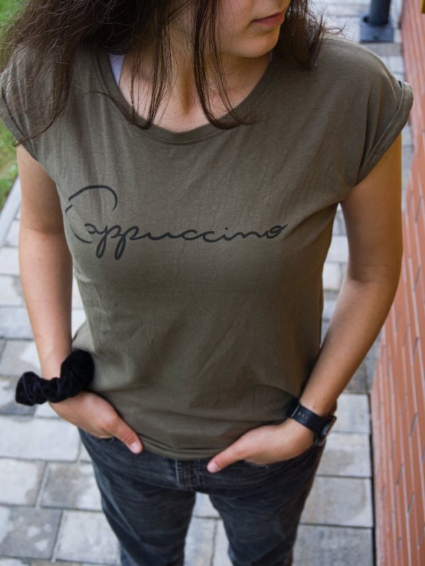 Dámske tričko - Cappuccino