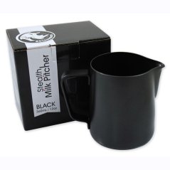 Konvička na šlehání mléka Rhinowares 360 ml teflon černá