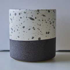 Keramický hrnček Beton - dark