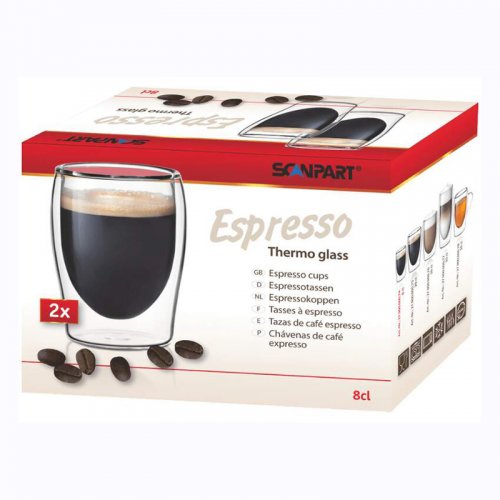 Sklenice ScanPart espresso 80 ml - 2 ks