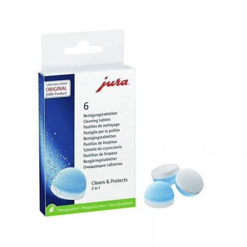 Čistící tablety JURA 6ks - 3-fázové