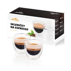 Skleničky Eta espresso 80 ml - 2 ks