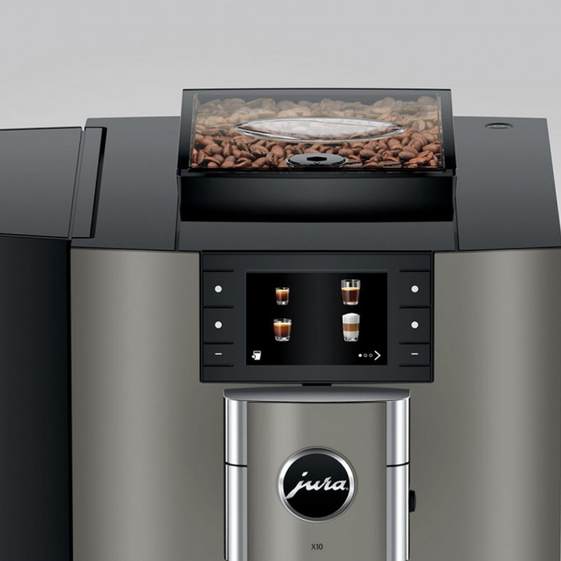 Jura X10 Dark Inox (do 100 káv denně)