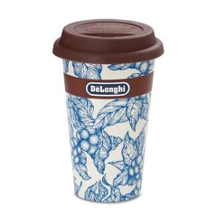 Porcelánový termo hrnek DeLonghi 300 ml - modrý
