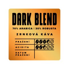 DARK BLEND 70% Arabica 30% Robusta
