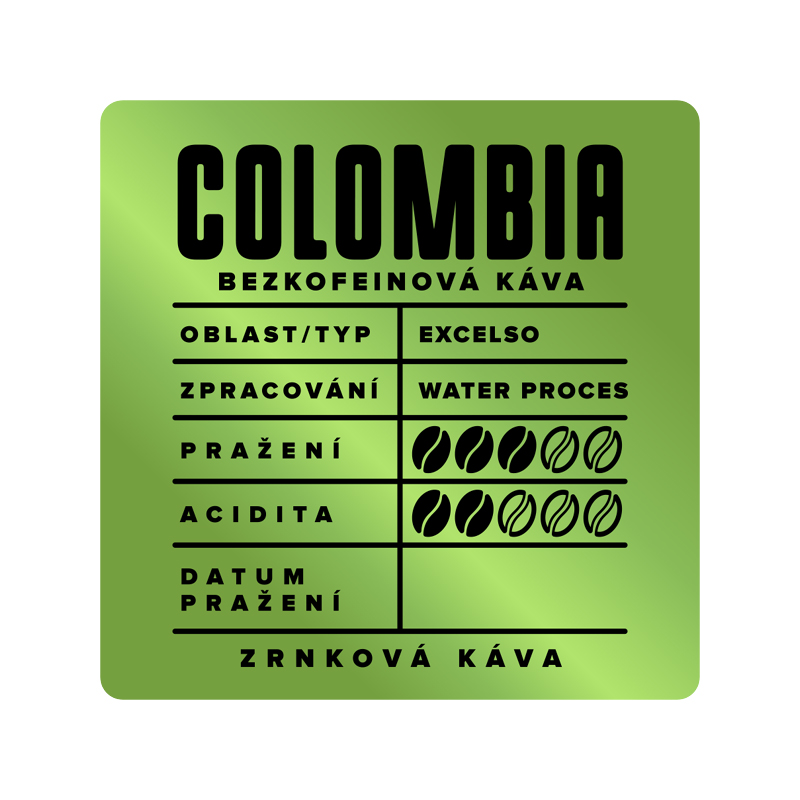 SILESIA COLOMBIA Excelso DECAF CO2