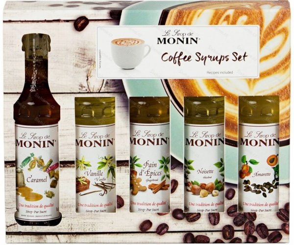 Sirup MONIN Coffee set Mini 5 x 50 ml