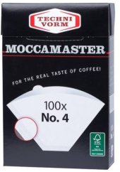 Moccamaster papierové filtre č. 4 (100 ks)