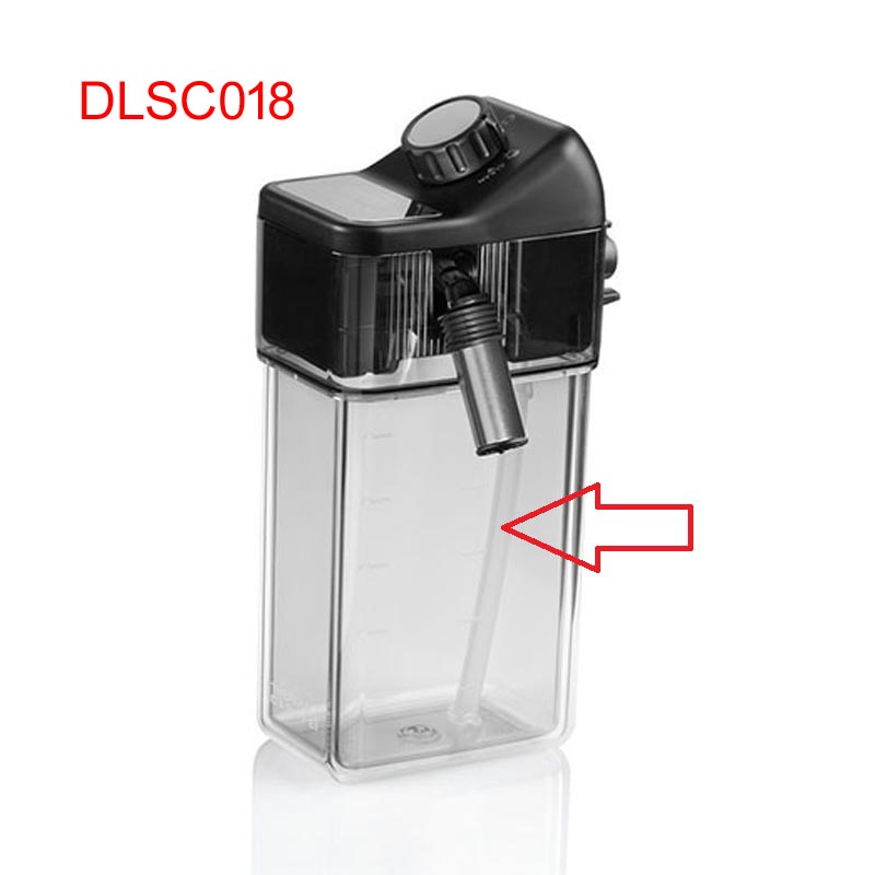 Trubička silikonová (s obručí) do mlékovky DeLonghi ECAM