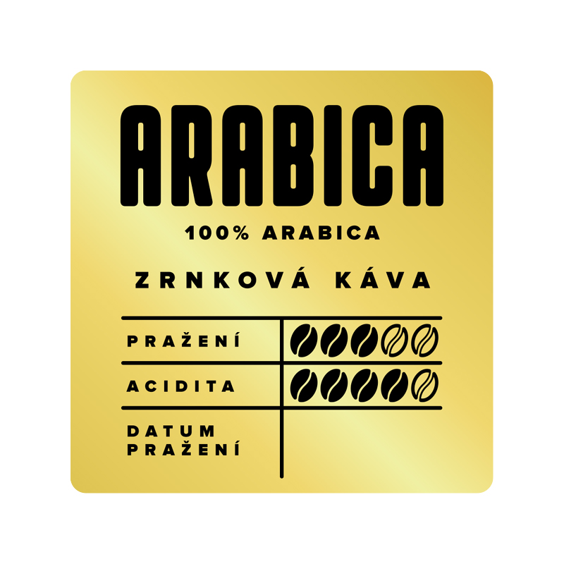ARABICA 100% - zrnková káva 250 g v dárkové krabičce