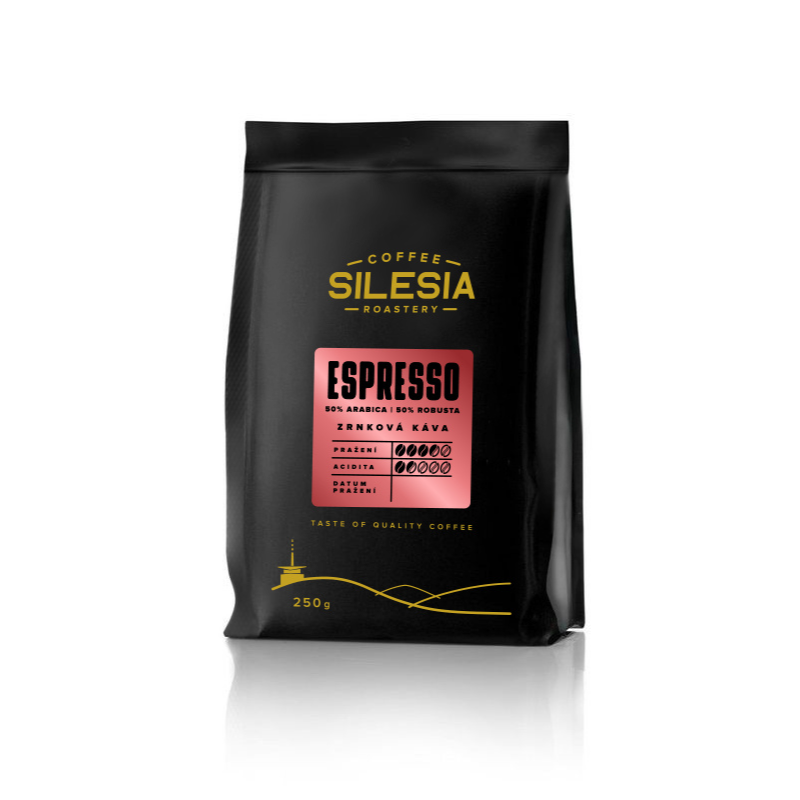 ESPRESSO 50% Arabica 50% Robusta - Varianta: Zrnková káva, Velikost balení: 500 g