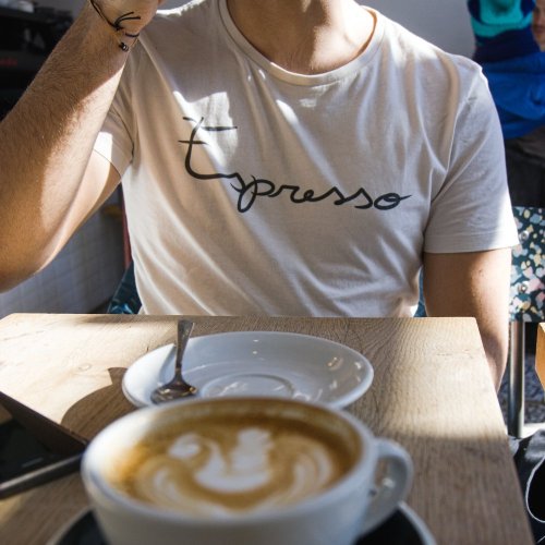 Pánske tričko - Cappuccino - Velikost: S