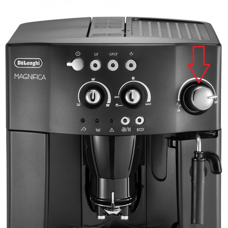 Knoflík trysky páry/vody pro DeLonghi ESAM