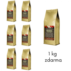 6 kg ARABICA + 1 kg zdarma