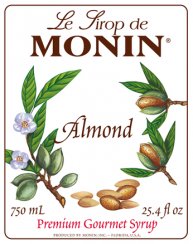 Sirup MONIN Amaretto - mandle 0,25 l