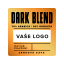 DARK BLEND - zrnková káva 250 g v sáčku s etiketou firmy