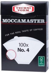 Moccamaster papierové filtre č. 4 (100 ks)