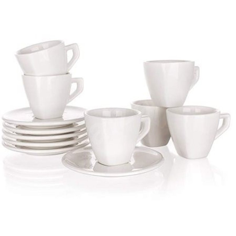 Porcelánový šálek bílý lungo 120 ml