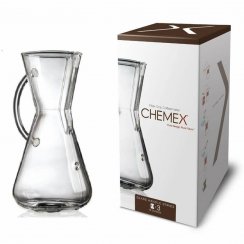 Chemex se skleněnou rukojetí 3 šálky