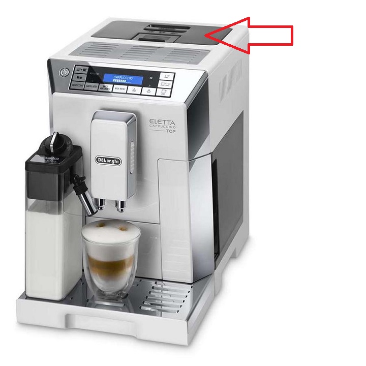 Kryt zásobníku kávy DeLonghi ECAM Eletta