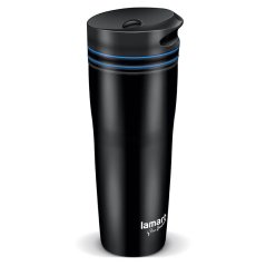 Nerezový termohrnček Lamart 360 ml čierno/modrý