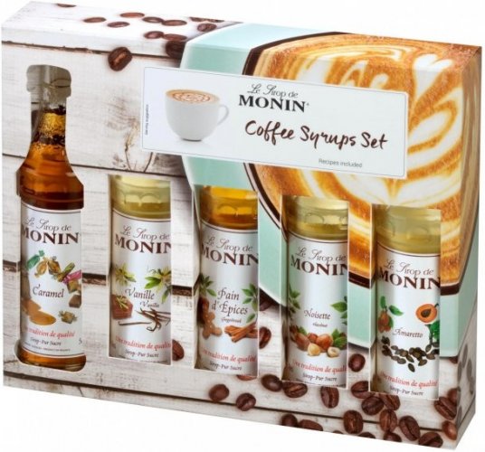 Sirup MONIN Coffee set Mini 5 x 50 ml