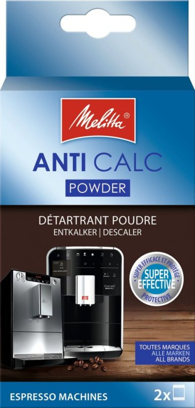 Dekalcifikační prostředek MELITTA Anti Calc - prášek 2 ks