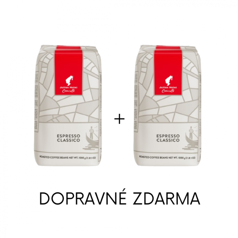 2x Julius Meinl Espresso Classico 1 kg zrno - dopravné zdarma