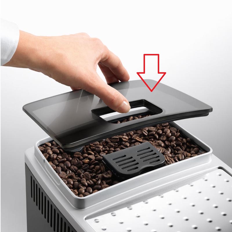 Kryt zásobníku kávy DeLonghi ECAM Magnifica S / Dinamica