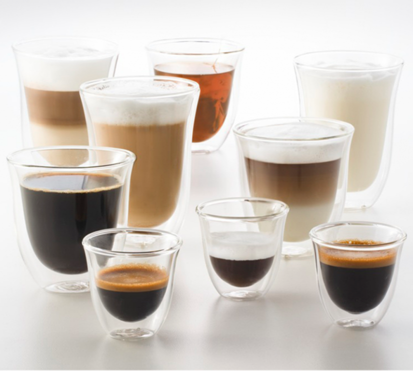 Sklenice DeLonghi cappuccino 270 ml - 2 ks