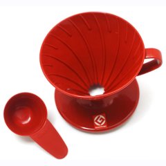 Dripper Hario V60-02 keramický červený