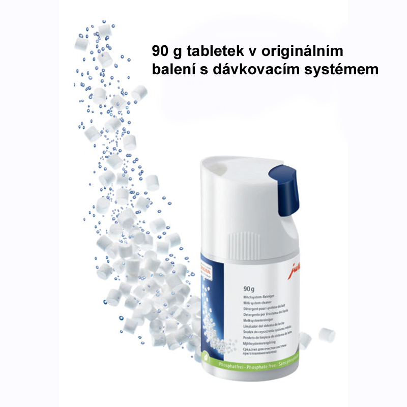 Čistící tabletky kapučinátoru JURA Mini Tabs 90g